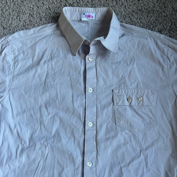 J.Lindeberg JL Button Down Shirt Regular Fit Light Pink Large - Picture 1 of 7